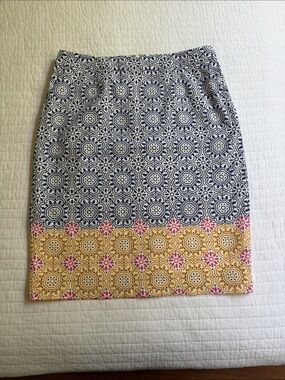 Boden Gabriella Strech Cotton Pencil Skirt USA size 8